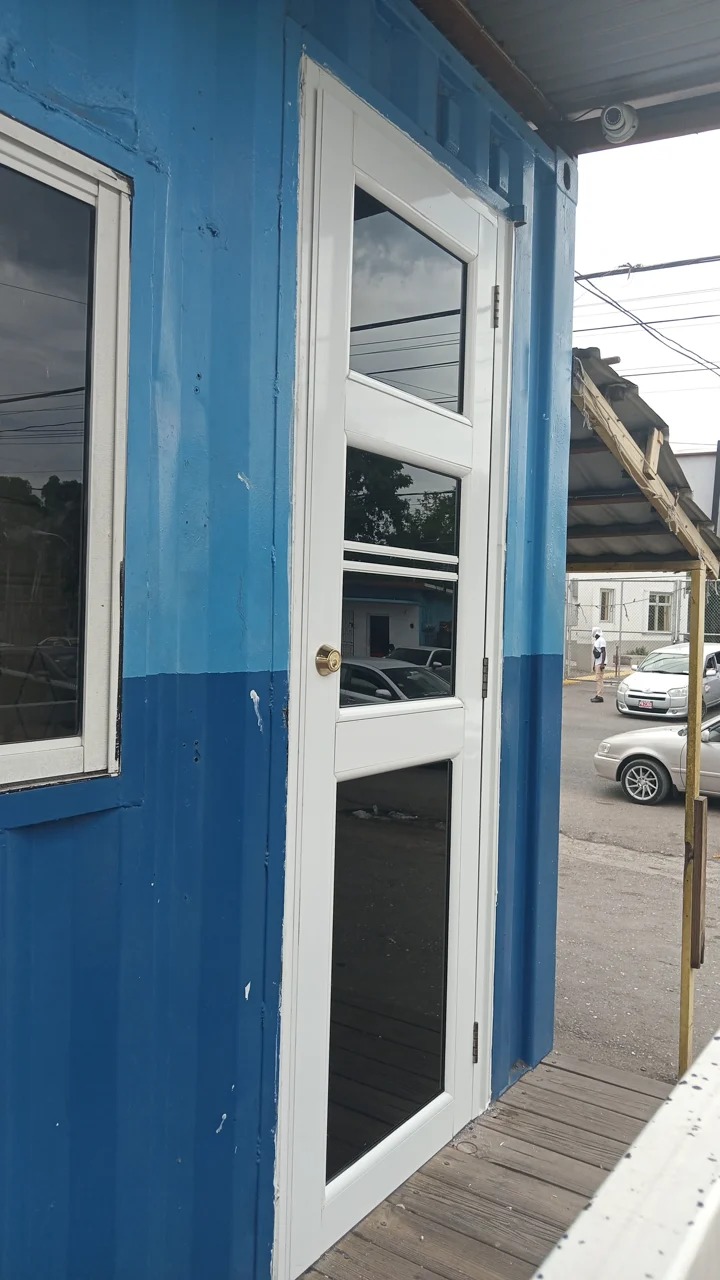 Door installation in progress