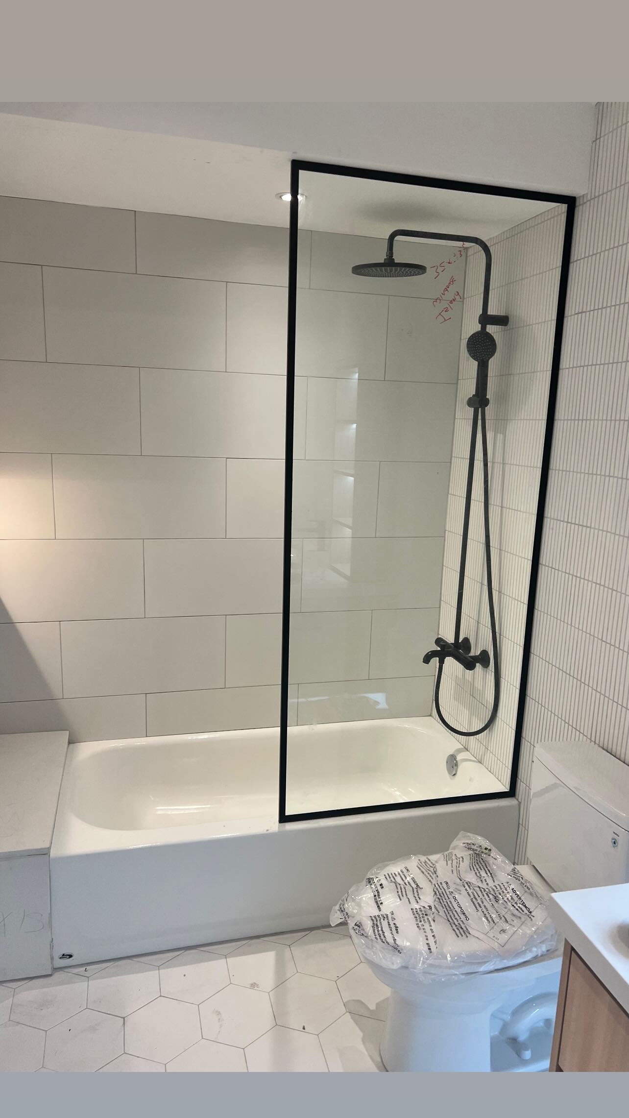 Custom shower enclosure