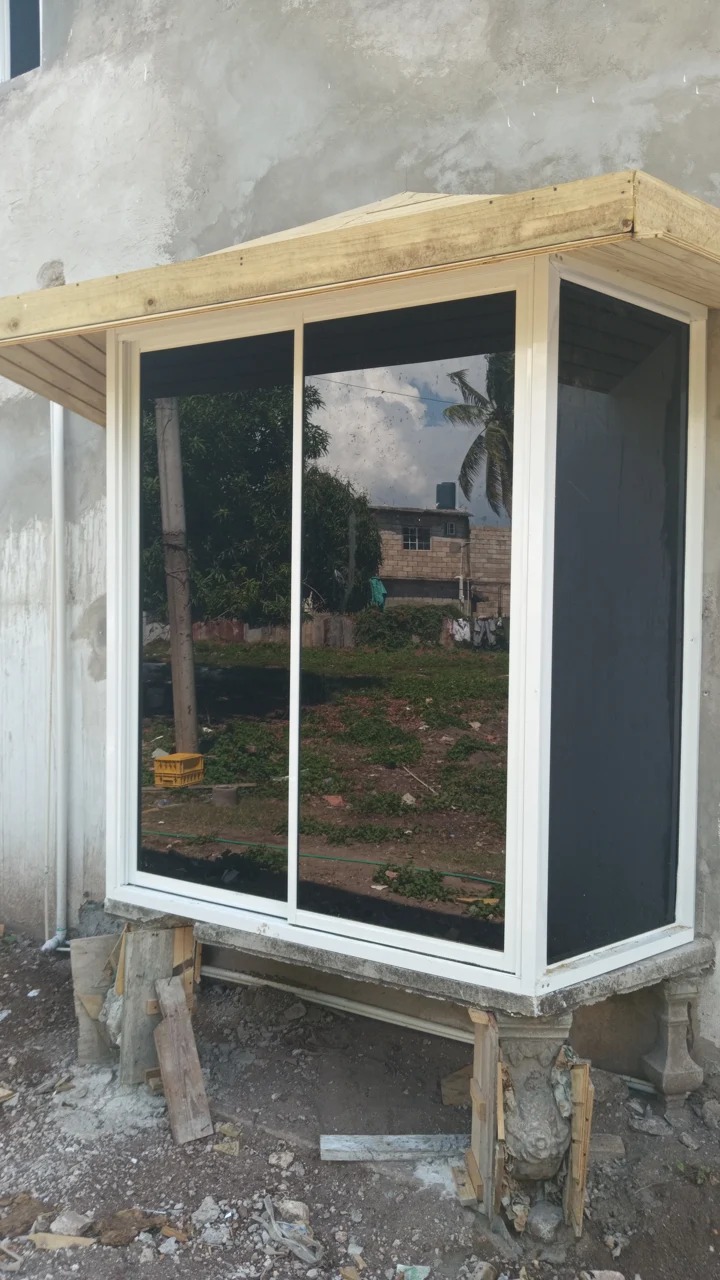 Island Windows JA project team in Jamaica
